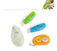 ZWZNBL 4 Pcs Glue Roller Double Sided Adhesive Glue Tape Roller Permanent Adhesive Applicator Tape Pen For Crafting, Card Making, Bullet Journal and Scrapbooking