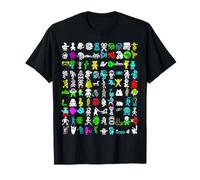ZX Spectrum 8-bit 1980s Sprites Coding Retro Gaming T-Shirt