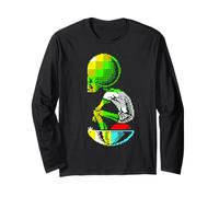 ZX Spectrum Dan Dare Mekon 8-bit 1980s Retro Gaming Long Sleeve T-Shirt