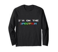 ZX Spectrum I'm On The Autism 8-bit 1980s Retro Gaming Long Sleeve T-Shirt