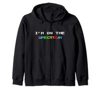 ZX Spectrum I'm On The Autism 8-bit 1980s Retro Gaming Zip Hoodie