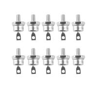 ZX85-12 Rectifier Diode 10PCS, Stud Mount Iron Chassis Rectifier Module for Engine Generator, 15mA Forward Current, Positive Pole Replacement Diodes (ZX85-12 Negative Pole)