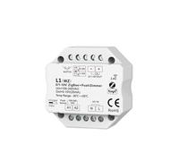 ZXAOMMBEA 1PCS 0/1-10V Tuya Smart WiFi Zigbee LED Dimmer Controller Push 110V 220V 230V Life APP Voice Control(Zigbee Dimmer)