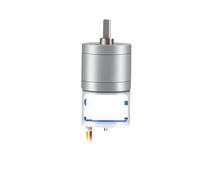 ZXAOMMBEA JGA25-2418 miniature DC brushless reduction motor low speed regulating 12v 24v high small(12v,990 rpm)