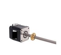 ZXAOMMBEA Linear Stepper Motor Screw L100-500mm 17HS8401S-T8 nema17 1.8A 48mm T-Type Stepping Lead(17hs8401s-t8-350mm,Lead 8mm)