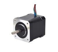 ZXAOMMBEA Stepper Motor 0.9deg Nema 17 2A 42x48mm 46Ncm/65oz.in 4-Lead Nema17 42