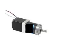 ZXAOMMBEA Stepper Motor DC 1.8 °Hybrid NEMA11 with Planetary Gearbox 28GP- 28ST Worm Gear Reducer Brushless(Ratio 100 to 1,Motor and bracket)