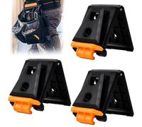 ZXBBTZ Pack of 3 Tool Holder Belt Clip for TB-CT-150 TB-CT-150SP Models Maximum Load 10 kg Robust Tool Clip Clip On Tool Heavy Duty Belt Clip 20-50 mm & Backpacks Belt Holder