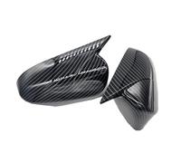 ZXBL 1 Pair Car Wing Mirror Cover Cap for Toyota Auris 2013-2017, Left & Right Exterior Side Rearview Mirror Cover Decor Trim Sticky Adhesive