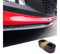 ZXBL Car Front Bumper Protector, for BMW 3 Series M3 F80 4 Series M4 F82 F83,2.5M Front Lip Spoiler, Auto Splitter Body Spoiler Skirt Rubber Bumper Lip Trim Spoiler,A
