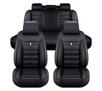 ZXBL Car Seat Covers for VW Tiguan 2016-2019 2020 2021 2022 2023 SEL R-Line Elegance, Waterproof Car Seat Protector, PU Leather Car Seat Cushion Universal Fit for Most Cars,A