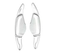 ZXBL Car Steering Wheel Shift Paddle Extensions for BMW X3M X4M 8 Series 2019-2022, Aluminium Alloy Gear Shift Paddle Accessories for Racing & Sports Cars,Silver