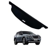 ZXBL Car Trunk Cargo Cover for Nissan Terra 2019 Punch-free installation, Retractable Rear Trunk Parcel Shelf Curtain Luggage Shade Shield Protective Accessories,Leather material