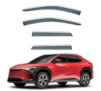 ZXBL Car Wind Deflectors for Toyota BZ4X MK1-EA10 2022-2025, Window Visor Sun Rain Guard Smoke Guards Weather Shied Covers Protector Accessories
