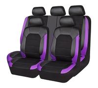 ZXBL Leather Car Seat Covers,Car Seat Cover for Ford Puma ST-Line X 2020-2024,Full Surround Waterproof Front Rear Protectors Interior Accessories,D