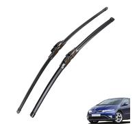 ZXBL Windscreen Wiper Blades for Civic 8 2005-2011 26"+23", Front Wiper Blades Brushes Cutter Accessories Replacement Set