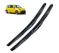 ZXBL Windscreen Wiper Blades for Daihatsu Sirion MK2 2005-2012 20"+16", Front Wiper Blades Brushes Cutter Accessories Replacement Set