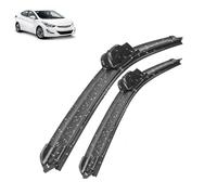 ZXBL Windscreen Wiper Blades for Hyundai i30 GD 2013-2017 26"+14", Front Wiper Blades Brushes Cutter Accessories Replacement Set