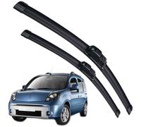 ZXBL Windscreen Wiper Blades for Kangoo 1997-2007 20"+20", Front Wiper Blades Brushes Cutter Accessories Replacement Set