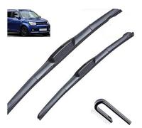 ZXBL Windscreen Wiper Blades for Mazda 3 Axela 2014-2017 24''+ 17'', Front Wiper Blades Brushes Cutter Accessories Replacement Set