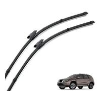 ZXBL Windscreen Wiper Blades for Nissan Terrano 2017-2023 24"+18", Front Wiper Blades Brushes Cutter Accessories Replacement Set