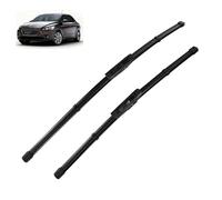 ZXBL Windscreen Wiper Blades for Peugeot 301 2012-2015 24"+16", Front Wiper Blades Brushes Cutter Accessories Replacement Set