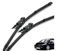 ZXBL Windscreen Wiper Blades for Peugeot 307 Hatchback 307CC 307SW 2005-2009 28"+26", Front Wiper Blades Brushes Cutter Accessories Replacement Set
