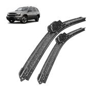 ZXBL Windscreen Wiper Blades for Trailblazer 2001-2009 22"+22", Front Wiper Blades Brushes Cutter Accessories Replacement Set