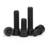 ZXCFGH Grade 8.8 Carbon Steel Hex Socket Head Cap Screws Bolts - M3 M4 M5 M6 M8 M10 M12 M16 M20 Black Oxide Coated, Fully Threaded Machine Bolts for Automotive & Machinery (30-Pack)(M4*30)