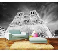 ZXCHEE Wallpaper 3D Mural Arched Black and White Architecture Murals Wallpaper for Bedroom and Living Room Wall Decoration -ZX20761-400x255cm