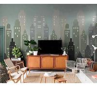 ZXCHEE Wallpaper 3D Mural Geometric City Architecture Murals Wallpaper for Bedroom and Living Room Wall Decoration -ZX23316-350x250cm