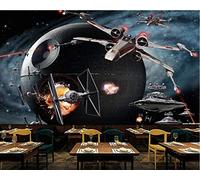 ZXCHEE Wallpaper 3D Mural Star Wars Aircraft Murals Wallpaper for Bedroom and Living Room Wall Decoration -ZX22721-310x250cm