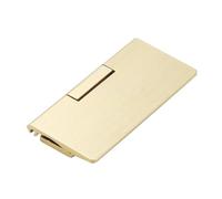 ZXCMY Portable Aluminum Alloy Door Handle Bedroom Wardrobe Drawer Modern Interior Invisible Sliding Door Knob Punching Installation Effortless(Gold)