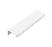 ZXCMY Portable Aluminum Alloy Door Handle Wardrobe Cabinet Drawer Modern Extended Embedded White Door Knob Punch Installation Effortless(M)