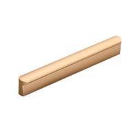 ZXCMY Portable Aluminum Alloy Door Handle Wardrobe Cabinet Drawer Straight Gold Indoor Push-Pull Punched Door Knob Effortless(L)