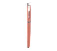 ZXCMY Smooth Metal Pens 0.5mm Black Ink Pens Consistent Ink Flow Smooth Writing Home Office School Journaling Note-Taking Clear handwriting(Pale Red)