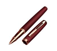 ZXCMY Smooth Metal Pens With 2 Refills 0.38mm Detachable Ink Pens Optimal Flow No Skips Ideal For School Journaling Office Writing Clear handwriting(Rot)