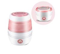 ZXCVB Mini Camping Washing Machine,Portable Laundry,Toploader With Sling Function,for 3.5 Kg Laundry,380 Watts,Energy And Water Saving,Timer,Pink-washing