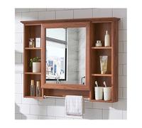 ZXCVBNAS Medicine Cabinet with Mirror,Bathroom Cabinet,Bathroom Mirror Cabinet Wall Mounted，Bathroom Cabinet Wall Mounted,Vanity Mirror with Storage,Over the Toilet Storage(Huanghuali,W100cm/39in)