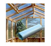 ZXCVBNAS Poly Plastic Roof Panel,Sunroom Greenhouse Replacement Plastic Panels,Greenhouse Shed Roof Panel,UV Resistant Greenhouse Clear,for Gardening,Growing Vegetable Shed(W1xL10m/3.3x32.8ft)