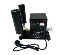 ZXCVBNMQ Air column smoke machine for bars and stage performances, dual-head CO2 smoke spray with DMX512 control.