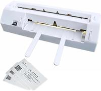 ZXCVBNMQ Automatic Business Card Cutter, Electric Cutting Machine, 5 Business Card Sizes To Choose From/cutting Paper Thickness: 120-300g Paper, for Offices (98 * 140m)