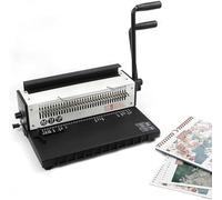 ZXCVBNMQ Coil binder with 34-hole comb binder and 130-sheet capacity for office, home and school use
