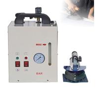 ZXCVBNMQ Commercial Steam Iron, 1600W Industrial Steam Ironing Station, with Pressure Gauge, 4L Boiler, 900W Iron Heads, for Clothing Stores, Laundries & Factories