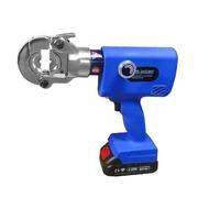 ZXCVBNMQ Cu/Al Terminals Cable Crimping Pliers, 10 Dies Rechargeable Terminal Cable Wire Fiber Crimper with 360degree Rotating Clamp Head