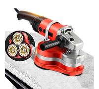 ZXCVBNMQ Electric Angle Grinder for Concrete, Stone, Metal Grinding & Rust Removal, Adjustable Handle, 6 Gears,Floor Grinding Machine