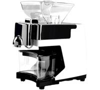 ZXCVBNMQ Electric Mini Oil Press, Hot and Cold Dual Pressing Mode, Temperature Controlled Heating Olive Oil Press Suitable for Commercial/Domestic Use (White)