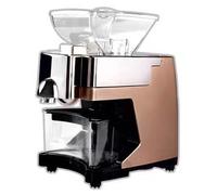 ZXCVBNMQ Electric Mini Oil Press, Hot and Cold Dual Pressing Mode, Temperature Controlled Heating Olive Oil Press Suitable for Commercial/Domestic Use (Gold)