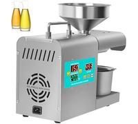 ZXCVBNMQ Electric Oil Press Maker, 820W Commercial Oil Press Machine with LCD Touch Screen, Intelligent Temperature Control and Adjustable Temperature, For Kitchen