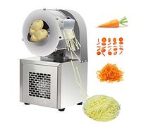 ZXCVBNMQ Electric shredder wire width: 3mm Kitchen food processing, commercial automatic vegetable cutter, multi-function electric grater for onion, ginger, lemon and cabbage